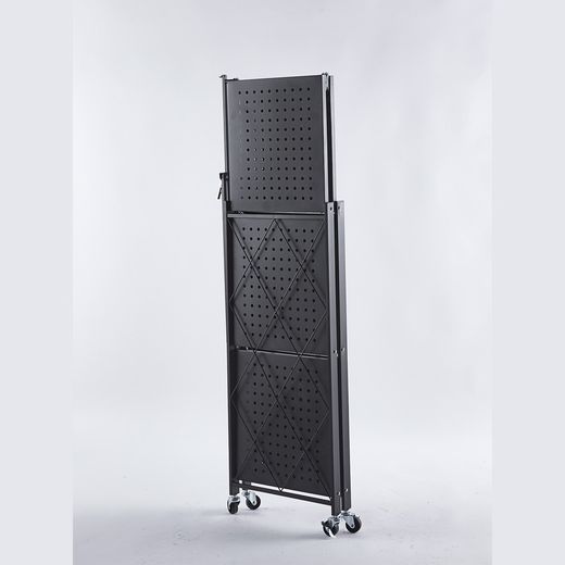 Folding black steel shelf, 71.5 x 36 x 84 cm | Kim