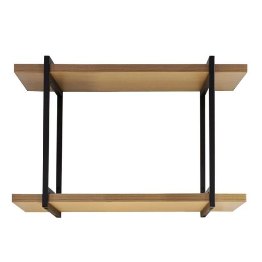 Lot de 2 panneaux acoustiques naturels hauteur 120 cm et 2 étagères | son acoustique