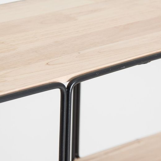 Estantería Sibota Madera/Hierro 92x32x101 cm