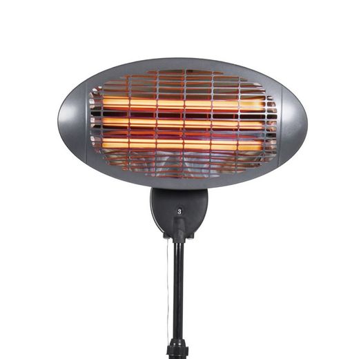 Kekai Terrace 2000W Stufa al quarzo da esterno con altezza regolabile 120-210 cm