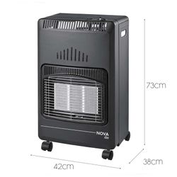 Nova Slim 4200 W Indoor Radiant Catalytic Σόμπα υγραερίου 42x38x73 cm