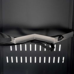 Stufa a gas da esterno in acciaio nero, 52 x 52 x 227 cm | Basilico