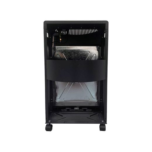 Zwart metalen opklapbaar gasfornuis, 42 x 33 x 73 cm | nieuw slank