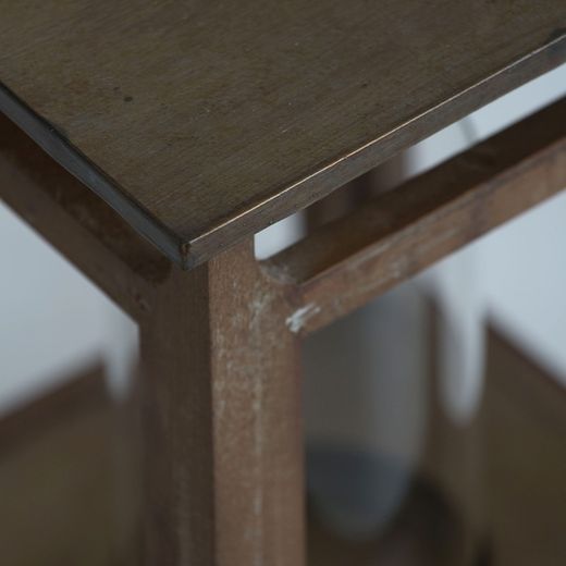 Lanterne en fer 33x33x60 cm