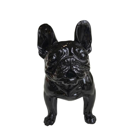 Boston Terrier Kuatéh Osha Figure 52 x 25 x 41 cm Black
