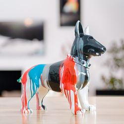 Kuatéh Shae Bull Terrier-figuur 59x23x51 cm Multicolor