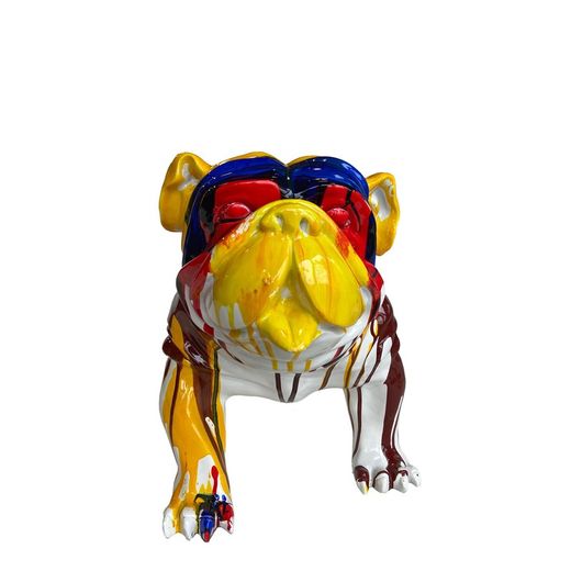 Kuatéh Gregor Bulldogge Abbildung 61x32x38 cm Mehrfarbig