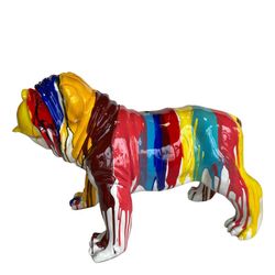 Kuatéh Gregor Bulldogge Abbildung 61x32x38 cm Mehrfarbig