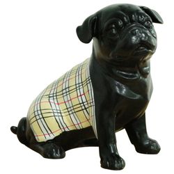 Kuatéh Selene Bulldog Εικόνα 20x13x20 εκ. Μαύρο