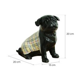 Kuatéh Selene Bulldog Εικόνα 20x13x20 εκ. Μαύρο