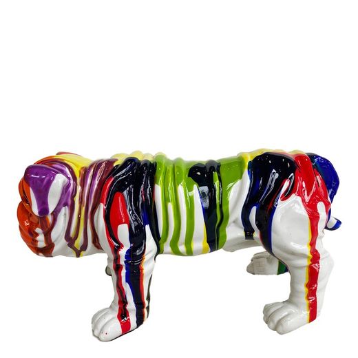 Kuatéh Troy Bulldog Εικόνα 23x14x11 cm Πολύχρωμο