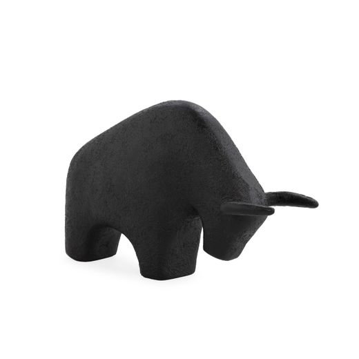 Figura de resina en negro, 33 x 11 x 20 cm | Natura Accent