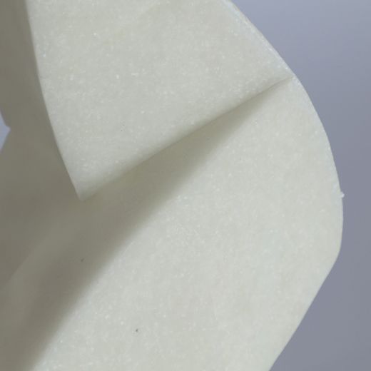 Figura decorativa  de poliresina en blanco, 26 x 23 x 50 cm | Aura