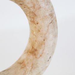 Decorative Figure S in White Marble, 20x7x34cm