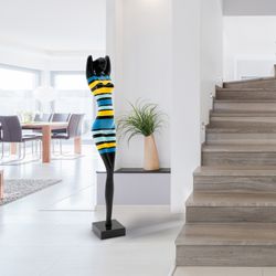 Figura decorativa feminina em poliresina | Âmbar