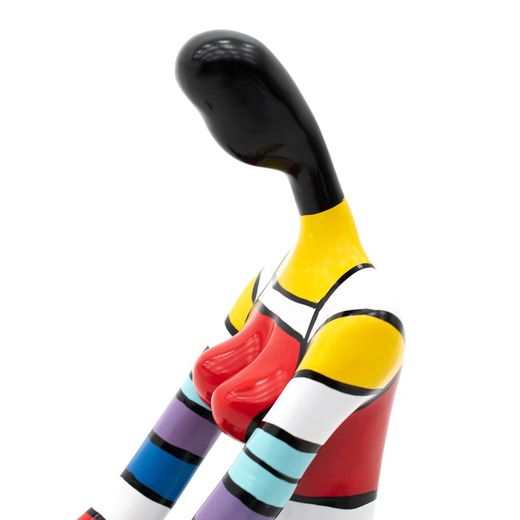 Veelkleurig Polyresin decoratief figuur | Rachel