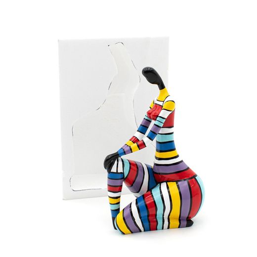 Veelkleurig Polyresin decoratief figuur | Rachel