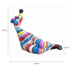 Packs de 2 figurines féminines en polyrésine multicolore ; Nancy et Rachel