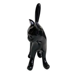 Kuatéh Bastis Kattenfiguur 22X12X31 Zwart