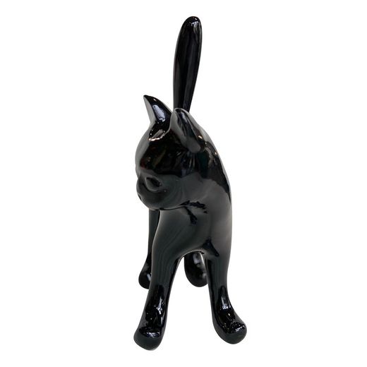 Kuatéh Bastis Kattenfiguur 22X12X31 Zwart
