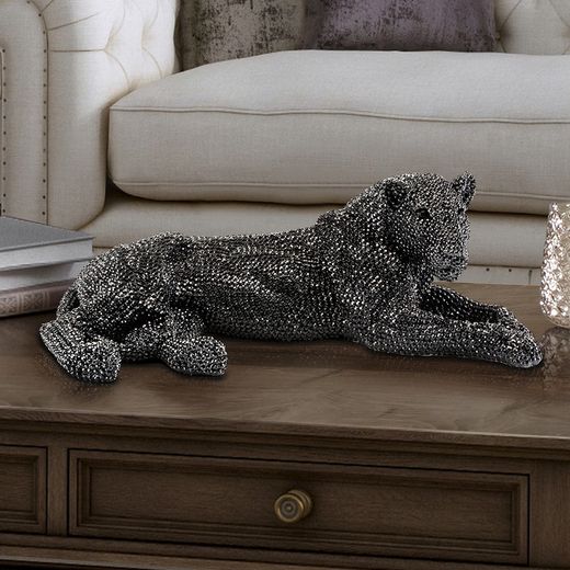 Leona Figuur S Zwart, 64x32x22cm