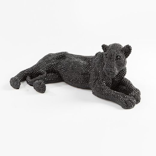 Leona Figuur S Zwart, 64x32x22cm