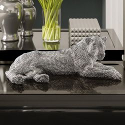 Leona Figuur S Zilver, 64x32x22cm