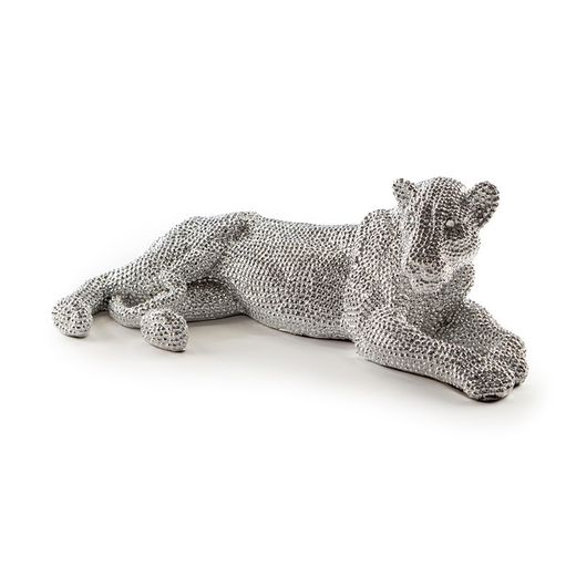 Leona Figuur S Zilver, 64x32x22cm