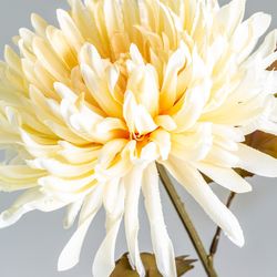 Fleur de chrysanthème jaune, Ø15x79cm