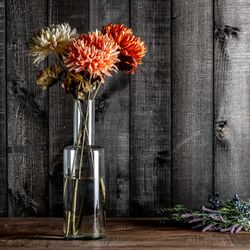 Flor de crisântemo de salmão, Ø15x79cm