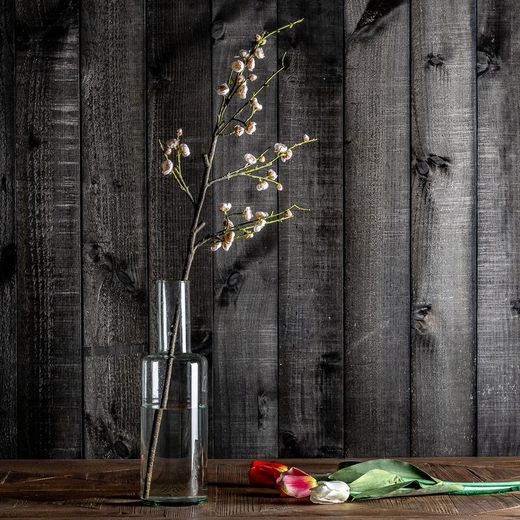 Witte Tulp Bloem, Ø15x64cm