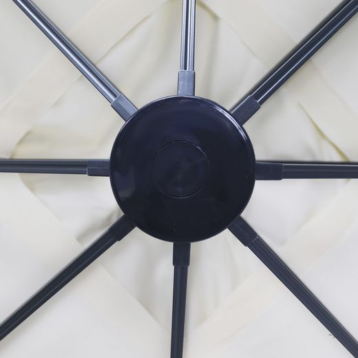 FLORENCE - Guarda-sol de jardim de alumínio 300x300x235 cm