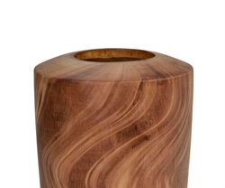 Florero de Madera Ecológica de Mango Marrón Ø15x30 cm