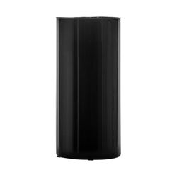 Vaso de vidro preto Wyatt, Ø19x40cm