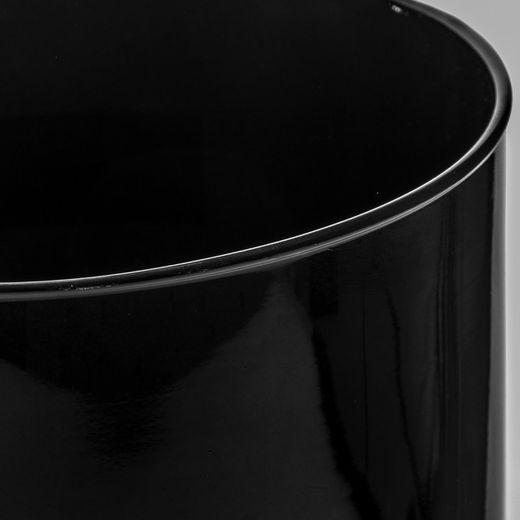 Vase en verre noir Wyatt, Ø19x40cm