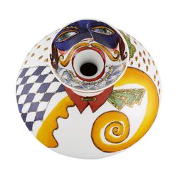 Ballerina dekorative Porzellanvase in mehrfarbig, 22,7 x 22,7 x 23 cm | Mariinsky