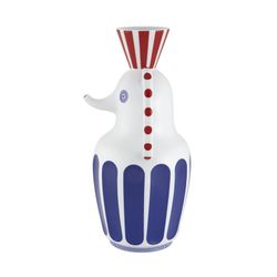 Dekorative Elefantenvase aus Porzellan in Mehrfarben, 20,4 x 14,9 x 32,3 cm | Folkifunki