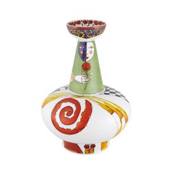 Joker decorative vase made of porcelain in multicolour, 23.6 x 23.6 x 33.4 cm | Mariinsky