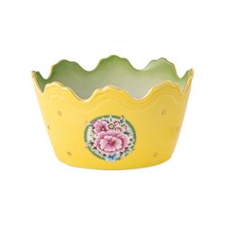 Petit vase en porcelaine multicolore, 14,3 x 12 x 8,1 cm | Hérança