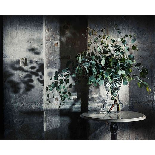 Vase L of transparent glass, Ø 18.9 x 32 cm | Boreal