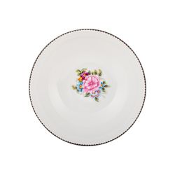 Bol à céréales en porcelaine multicolore, 14 x 14 x 5,4 cm | Herança