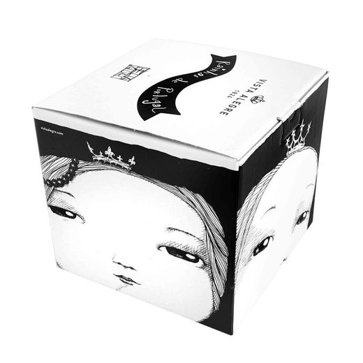 Königin Estefânia Porzellanvase in mehrfarbig, 18 x 18 x 15,7 cm | Raihas von Portugal