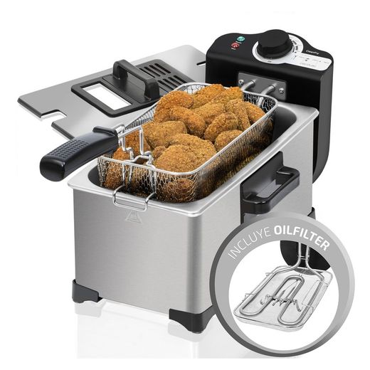 Freidora CleanFry 3l. Full Inox Cecotec