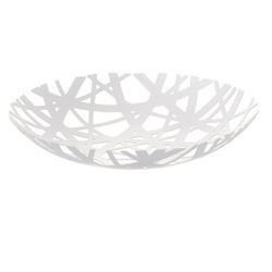 Blank steel fruit bowl, Ø 26 x 4.5 cm | Tower