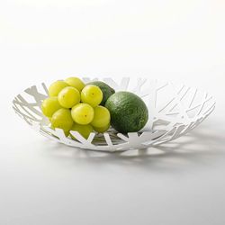 Blank steel fruit bowl, Ø 26 x 4.5 cm | Tower
