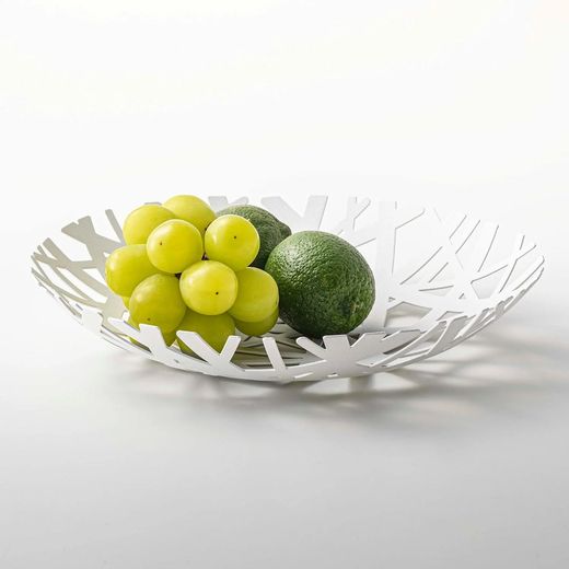 Blank steel fruit bowl, Ø 26 x 4.5 cm | Tower