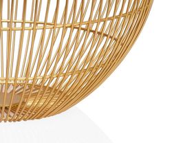 Coupe à fruits en métal avec tiges dorées, Ø32x16 cm