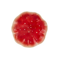 Large multicoloured earthenware fruit bowl, 38.7 x 38.5 x 10.5 cm | Gudrum