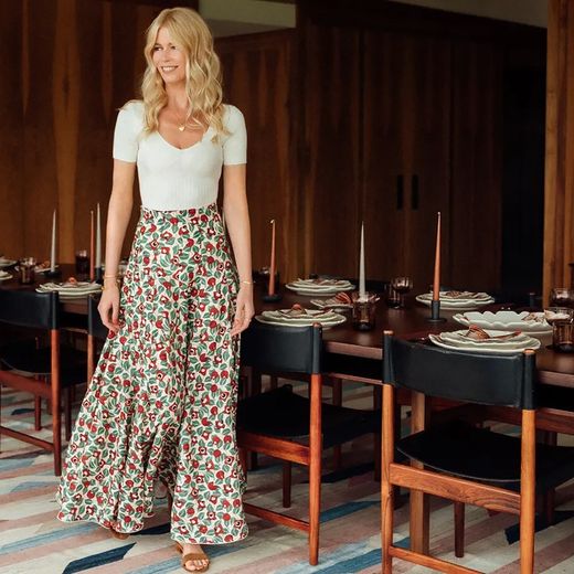 Fuente de loza en beige y multicolor, 40,3 x 30 x 4,8 cm | Cloudy Butterflies