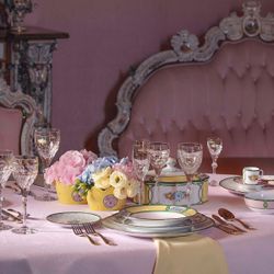 Boîte en porcelaine multicolore, 25,3 x 19,7 x 16 cm | Hérança